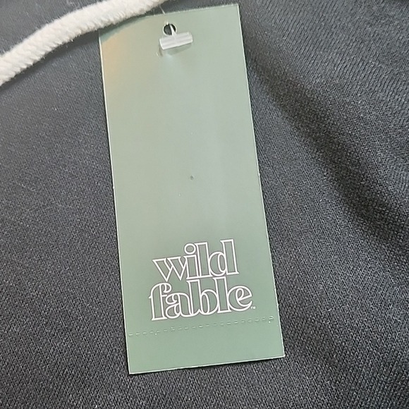 Wild Fable‎ Cropped Hoodie, Ebony/Black, Women's Size Small - Picture 2 of 5
